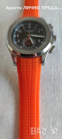 Промоция!!! Мъжки луксозен часовник Patek Philippe Orange 🧡 , снимка 3 - Мъжки - 53132452