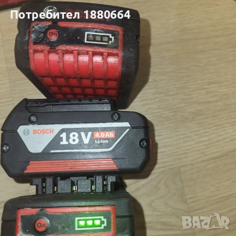 Батерии BOSCH 18V 4A, снимка 3 - Винтоверти - 53246175