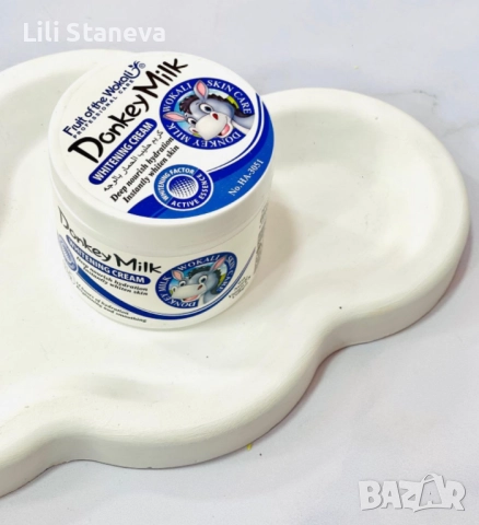 Избелващ и хидратиращ крем за лице с магарешко мляко Fruit of the Wokali ORIGINAL!, снимка 9 - Козметика за лице - 52991138