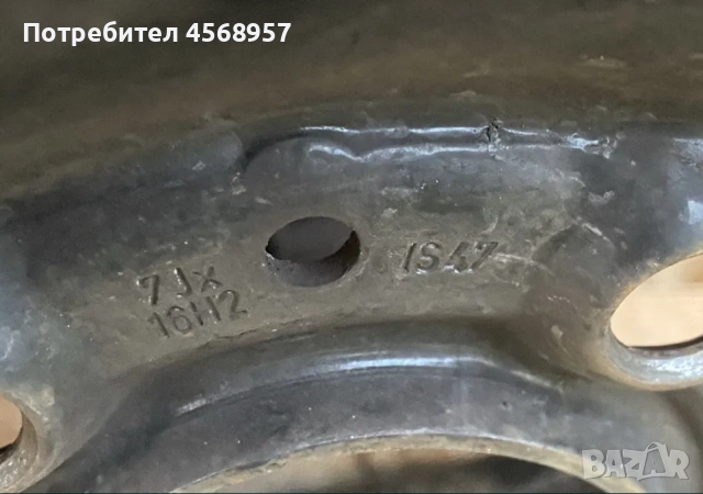 Оригинални стоманени джанти BMW E46, снимка 11 - Гуми и джанти - 51925478