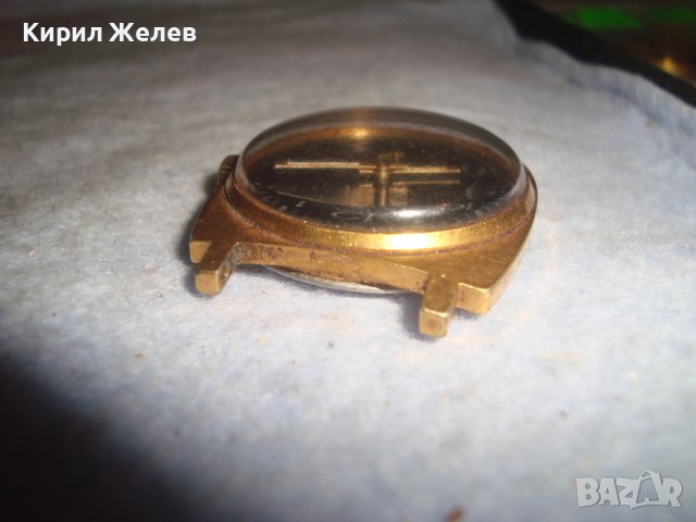 ПОБЕДА СДЕЛАНО в СССР ПОЗЛАТЕН РУСКИ МЕХАНИЧЕН ЧАСОВНИК Ау10= РЯДЪК МОДЕЛ 17350, снимка 12 - Антикварни и старинни предмети - 36680888