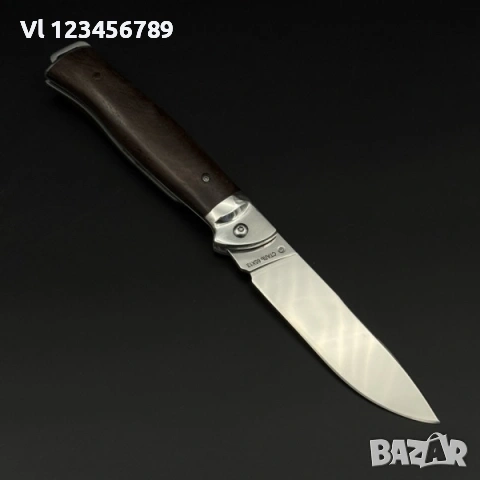 Джобен нож Русия - Витяз Гюрза Ст 65Х13 , 105х245 мм , снимка 2 - Ножове - 53914695