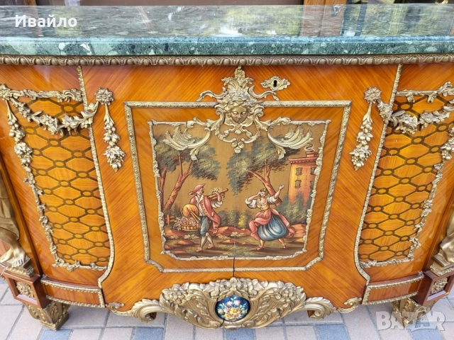 Феноменален шкаф в стил Луй XV, снимка 2 - Шкафове - 52494785