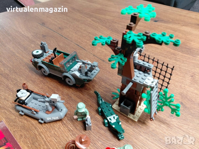 Лего Indiana Jones - Lego 7625 - Преследване край реката, снимка 5 - Колекции - 52909412