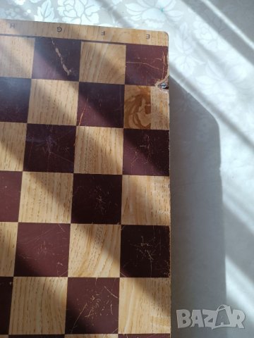 Стар дървен шах, снимка 3 - Антикварни и старинни предмети - 40449862