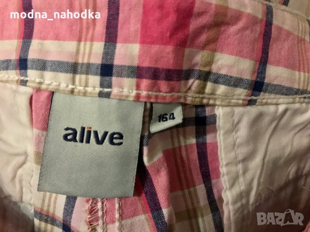 Карирани къси панталони alive, снимка 3 - Къси панталони и бермуди - 35162784