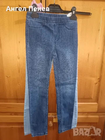 Дънки H&M момиче, снимка 2 - Детски панталони и дънки - 50057377