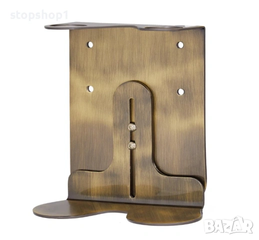 Kui Shi поставка за баня  2 бутилки стомана златна , снимка 3 - Закачалки - 53998376