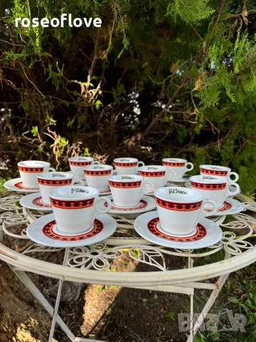 Лаваца Паулиста / Lavazza Paulista италиански порцеланови чаши за дълго кафе или капучино, снимка 5 - Чаши - 47673947