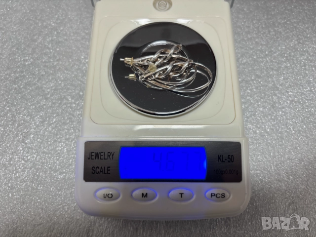 Сребърни Обеци (проба 925)-4,67 грама, снимка 8 - Обеци - 52545758