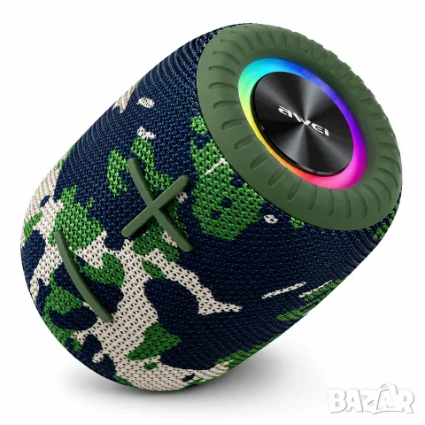 Преносима Bluetooth колонка 5W с RGB и батерия 1200mAh