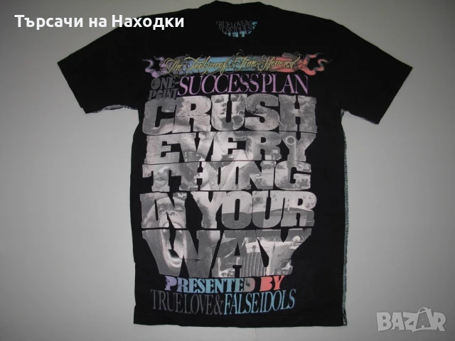 Мъжка тениска TLFI True Love And False Idols T-Shirt Mens Small Crush Everything in Your Way S, снимка 5 - Тениски - 50926277
