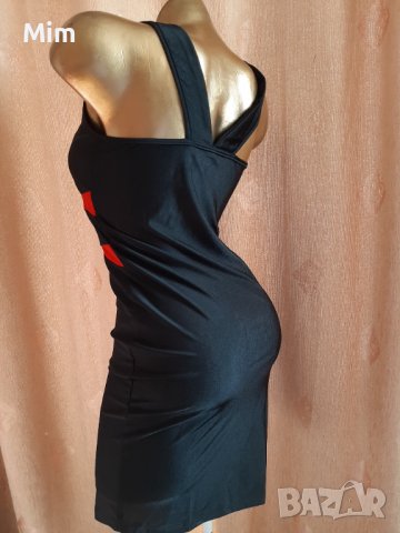 S/M Черна спортно елегантна рокля , снимка 3 - Рокли - 39690575