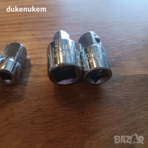 Комплект адаптери за вложки 1/4", 3/8", 1/2" – 5 броя Cr-V стомана, снимка 10 - Други инструменти - 53131120