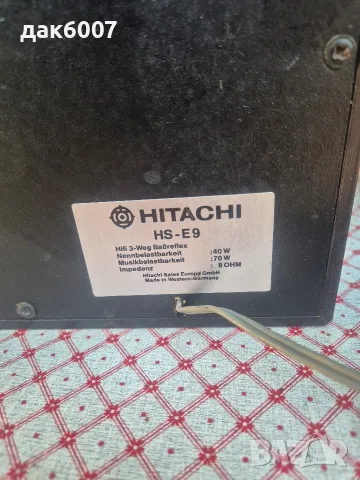 Оригинални Тонколони "Hitachi HS-E9", снимка 3 - Тонколони - 56297647