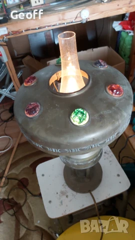 Beautiful Art Deco style Table (oil) Lamp, electrified .