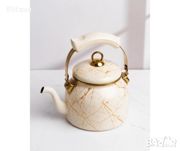 Чайник Goldmann, 2.5л., Емайл, Индукция, снимка 10 - Съдове за готвене - 52710079