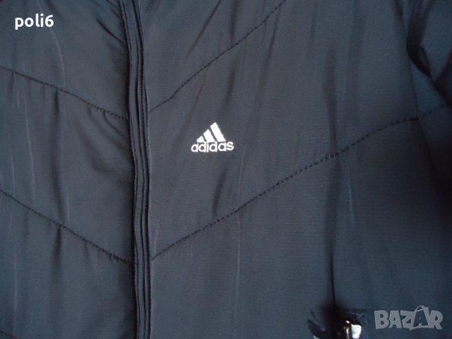 черно късо яке adidas, снимка 2 - Детски якета и елеци - 42324608