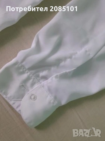 Мъжка бяла риза, снимка 3 - Ризи - 54219420