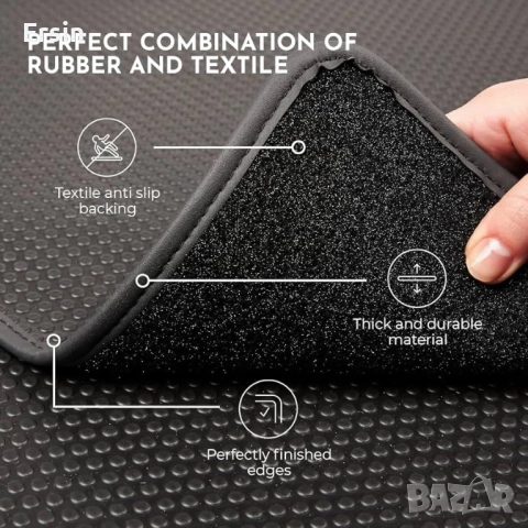 Гумена стелка Kovvar DuoGrip, подходящи за Mercedes Sprinter 4 Hymer BMC-T | 06/2018-2024 |, снимка 16 - Аксесоари и консумативи - 51553918