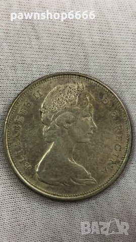 Сребърни монети Canada 50 cents, 1965-1966, снимка 6 - Нумизматика и бонистика - 40504695