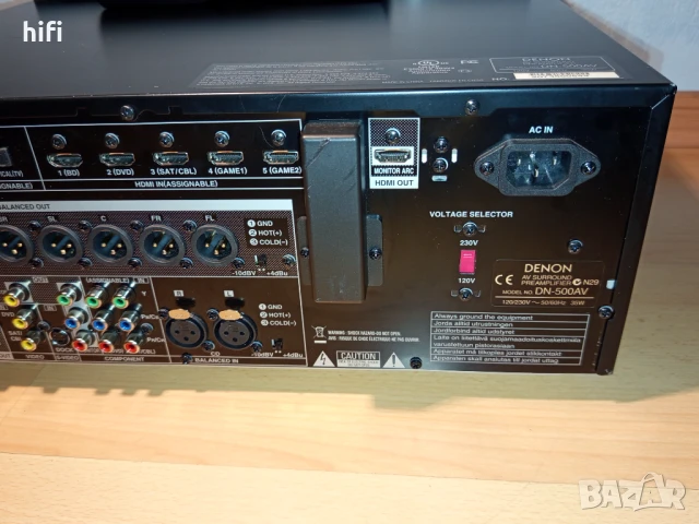 AV съраунд предусилвaтел Denon DN-500AV, снимка 6 - Ресийвъри, усилватели, смесителни пултове - 50450715