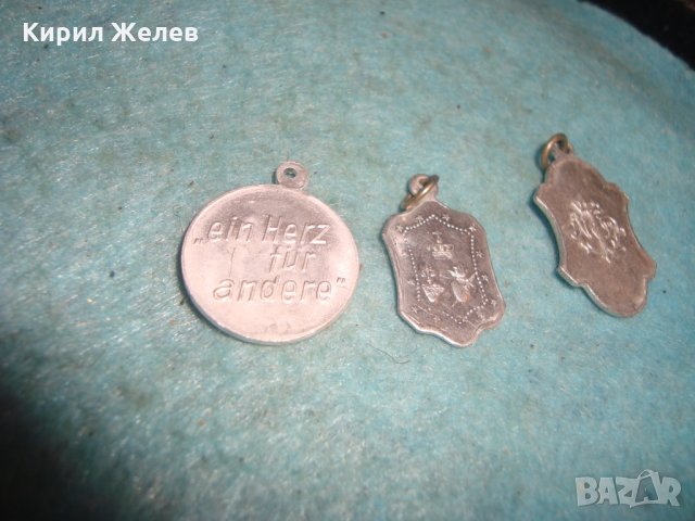 3 СТАРИ СРЕБЪРНИ или ПОСРЕБРЕНИ РЕДКИ КАТОЛИЧЕСКИ ИКОНКИ ДВУСТРАННИ РЕЛЕФНИ 26082, снимка 11 - Антикварни и старинни предмети - 35032416