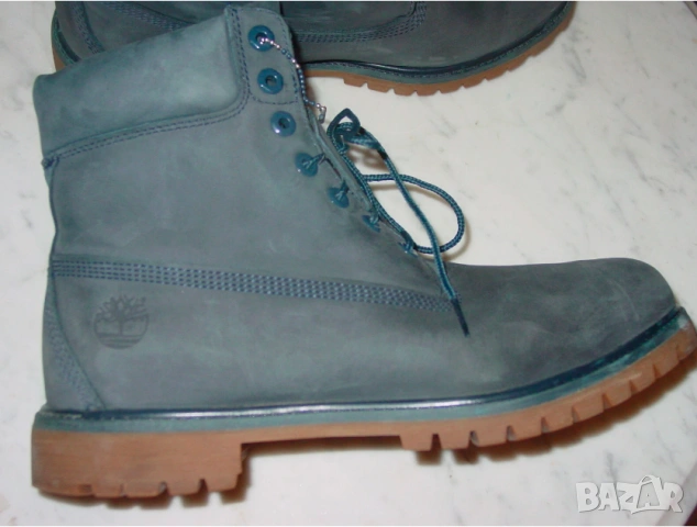боти / обувки Timberland 6 Inch Navy 6718B номер 9 = 43,5 водоустойчиви , снимка 3 - Мъжки боти - 53100650