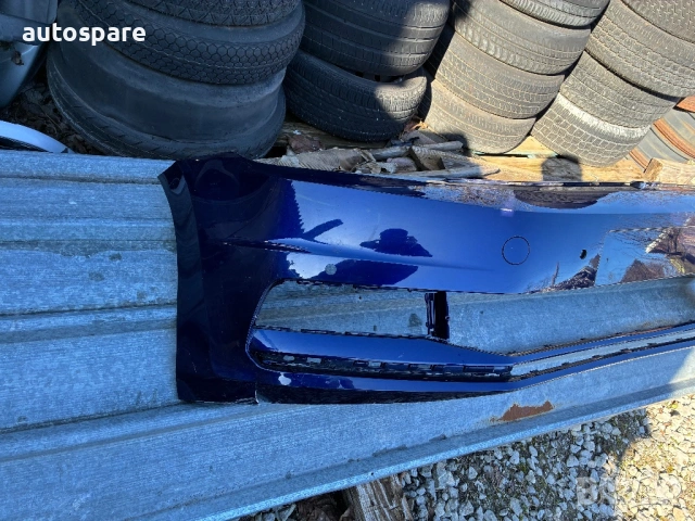 Предна броня Vw Touran. Тоуран. 15-20г. 5TA807221A-L. Оригинална. , снимка 3 - Части - 53260137