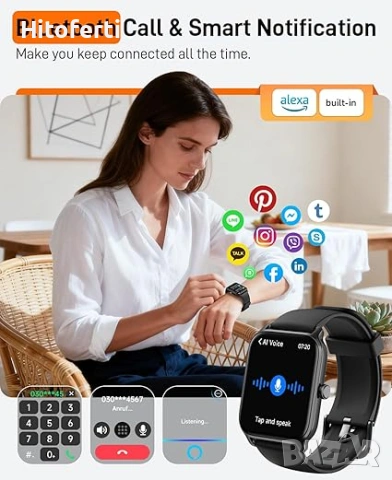 Смарт часовник IP67 Android 4.4, снимка 2 - Смарт часовници - 54240211