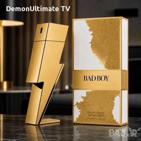 Луксозен мъжки парфюм Bad Вoy, Eau de Toilette ,l10 ml, с бергамот, черен пипер, кедър, тонка и кака