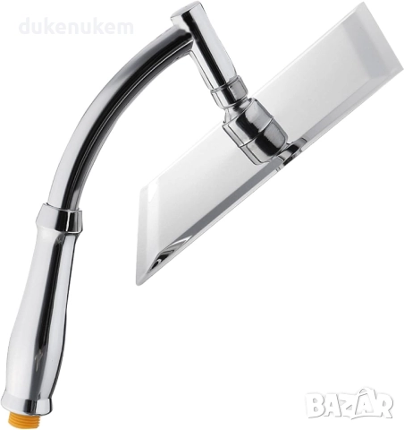 Душ слушалка, 8'' квадратен душ с маркуч 1.5 м, снимка 4 - Други стоки за дома - 52711249