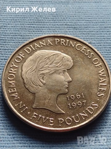 Възпоменателна монета 5 паунда 1999г. Даяна принцеса на Уелс 40420