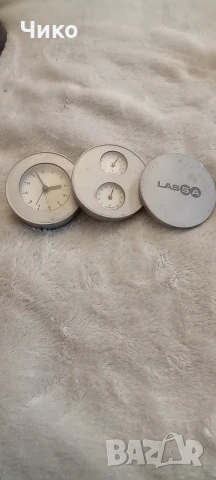 Компактен часовник,барометър,термометър, снимка 2 - Антикварни и старинни предмети - 53061523