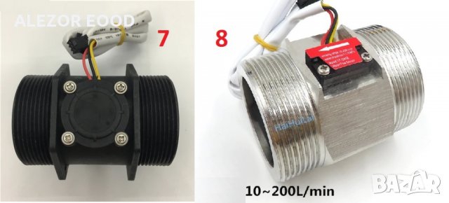 Дозатор За Течности Автоматичен Програмируем, 24V DC, 0.1 До 9999 Л. Изход 12V DC,  20200057, снимка 5 - Друга електроника - 30043414