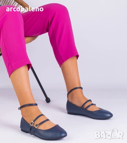 Дамски балетки от изкуствена кожа с катарами Vitoldora, 3цвята , снимка 13 - Дамски ежедневни обувки - 54026090