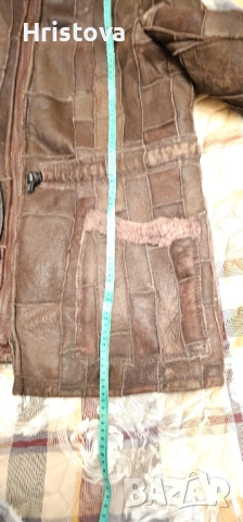 Мъжко палто агнешка кожа, снимка 3 - Палта - 53099664