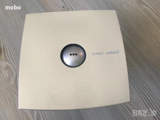 Вентилатор за баня, съвсем нов, модел  X-MART CATA,  ф100, цвят инокс , произведени в Испания , снимка 5 - Вентилатори - 51492887