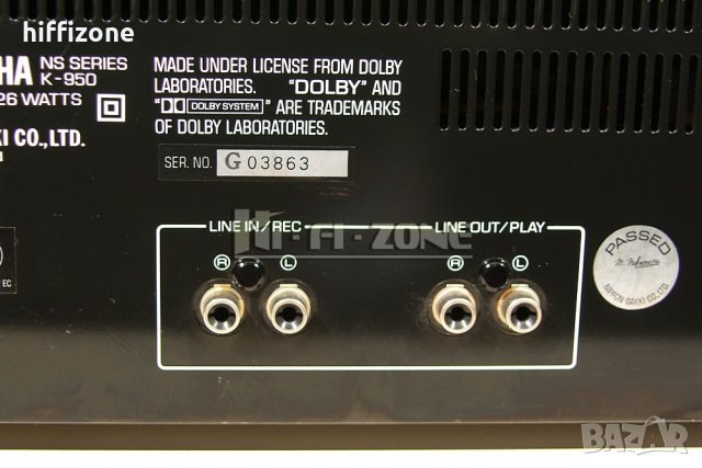ДЕК   Yamaha k-950 , снимка 8 - Декове - 35497687