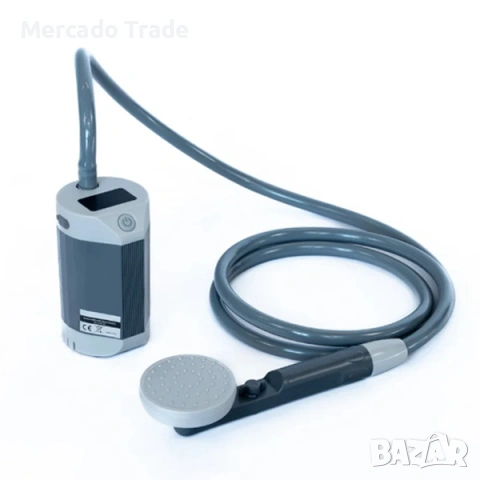 Портативен къмпинг душ Mercado Trade, С помпа, За МПС, USВ, снимка 5 - Къмпинг мебели - 53967480