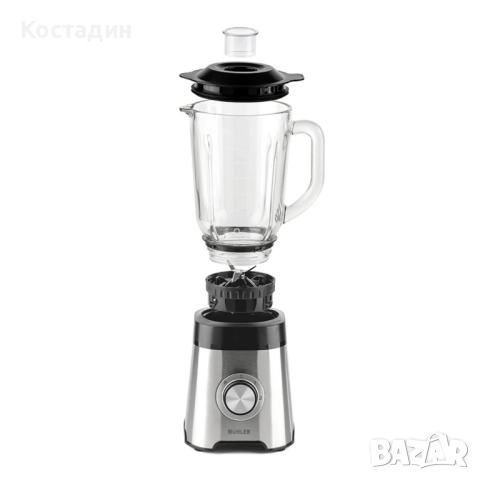 Блендер Muhler, 500W, 1.5 л, стъклена кана, снимка 3 - Блендери - 52337191
