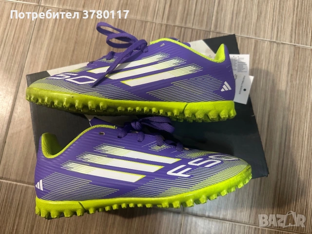 Детски футболни обувки Adidas F50, снимка 4 - Футбол - 54009832