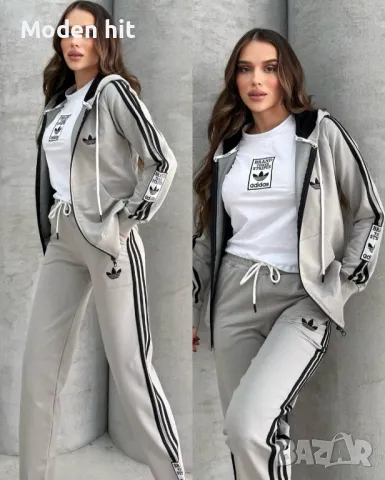 Adidas дамски екип 3 части висок клас реплика, снимка 6 - Спортни екипи - 49551964