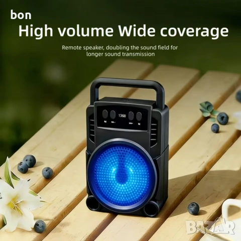 Преносим високоговорител, снимка 2 - Bluetooth тонколони - 53883176