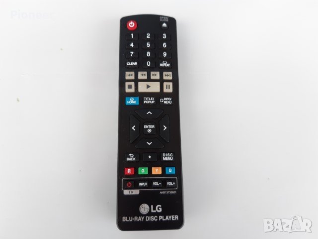 LG Blu-Ray disc player - дистанционно управление, снимка 1 - Ресийвъри, усилватели, смесителни пултове - 31765078