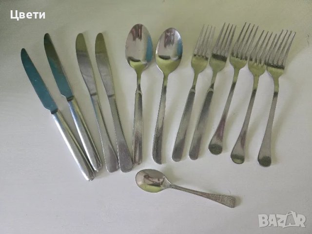 Прибори за хранене,  вилици,  лъжици,   ножове