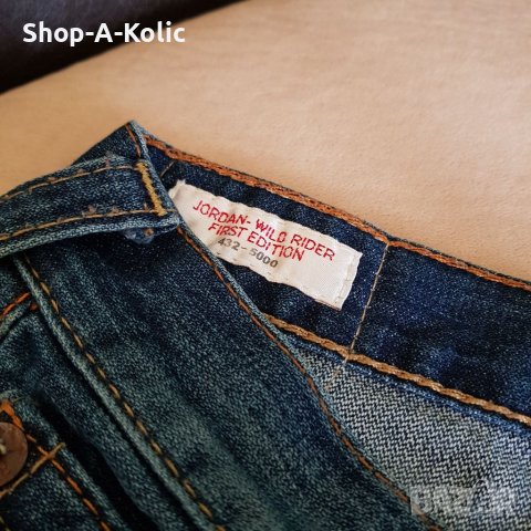 Original Vintage TRUE RELIGION Jeans Women's Denim Shorts, снимка 3 - Дънки - 38131875