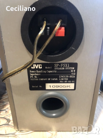 Hi-Fi система JVC CA-FSX1 с оригиналните колони!, снимка 8 - Радиокасетофони, транзистори - 55783457
