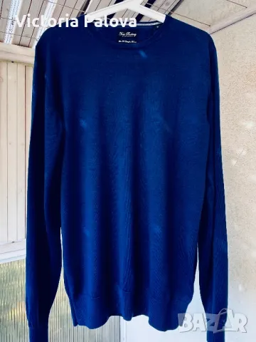 Пуловер/ блуза нежен меринос TOM RUSBORG  Дания, снимка 8 - Блузи - 47393155