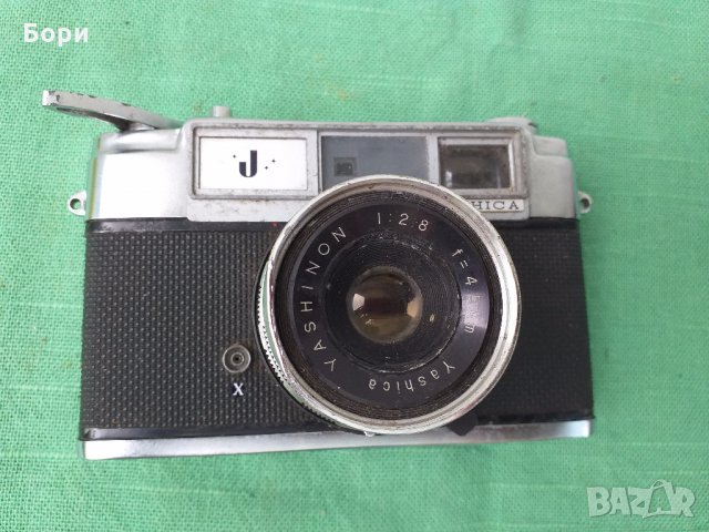 Yashica J 35mm Film Camera Yashinon 1:2.8 f4.5 Lens, снимка 2 - Фотоапарати - 30376354